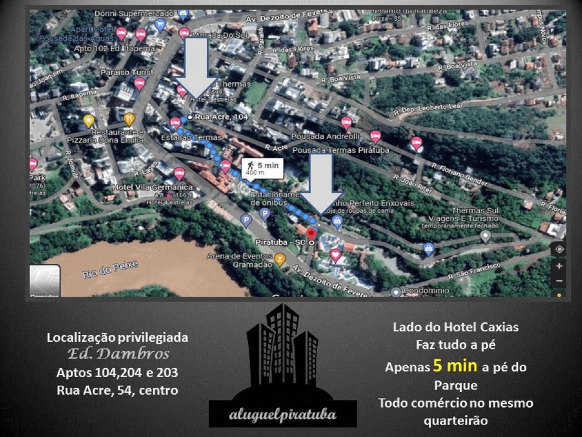Aconchegante Apto 104 Fica 5 Min Do Parque Termal Piratuba Zewnętrze zdjęcie